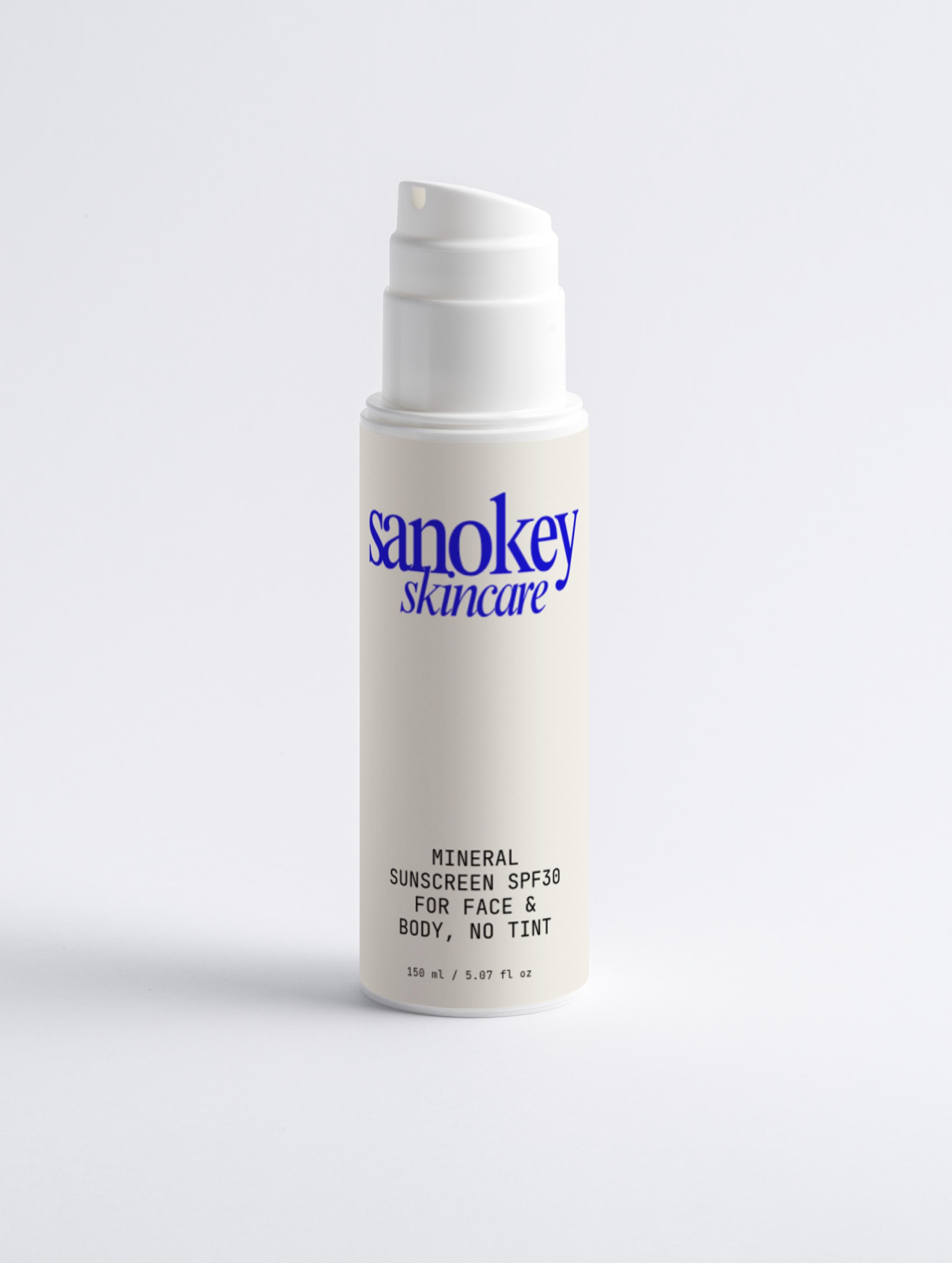Mineral Sunscreen SPF30 for Face & Body, no tint